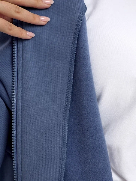 Спортивный костюм с начесом, синий