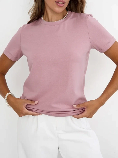 Футболка SLIM, розовая