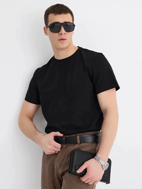 Мужская футболка, черная