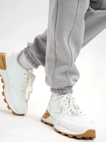 Спортивный костюм с начесом, серый