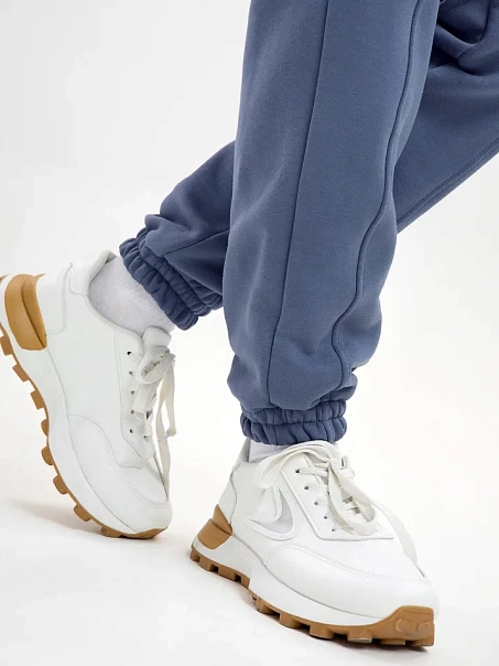 Спортивный костюм с начесом, синий