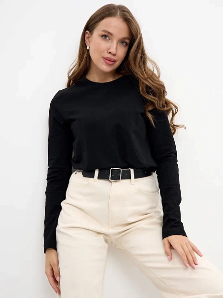 Лонгслив BASE, черный