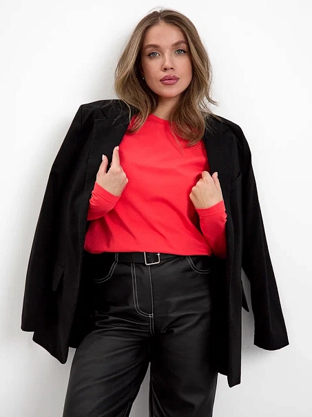 Лонгслив BASE, коралловый