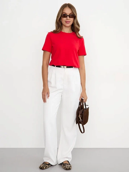 Футболка SLIM, красная