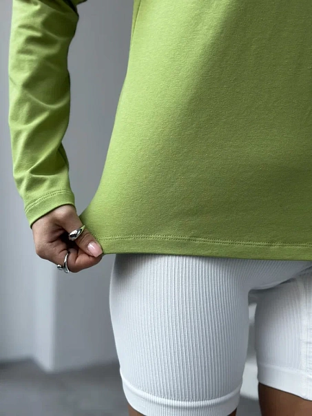 Лонгслив BASE, фисташковый