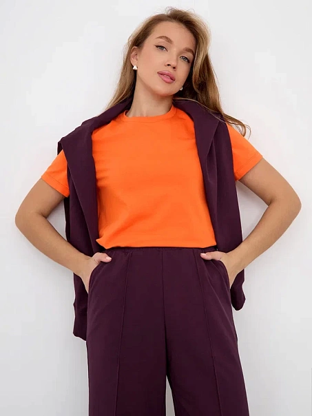 Футболка SLIM, оранжевая