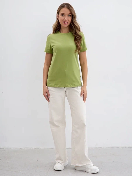 Футболка SLIM, травяная