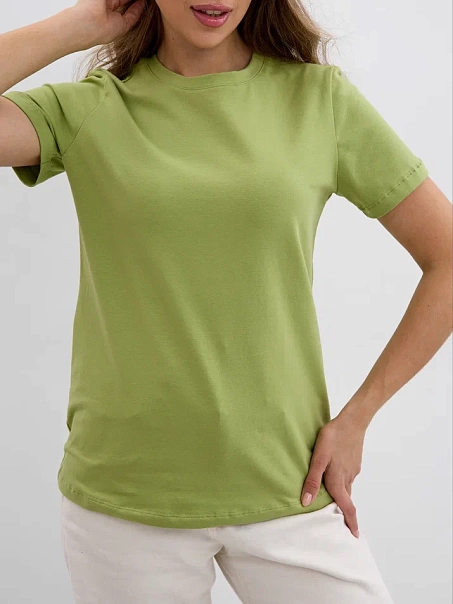Футболка SLIM, травяная
