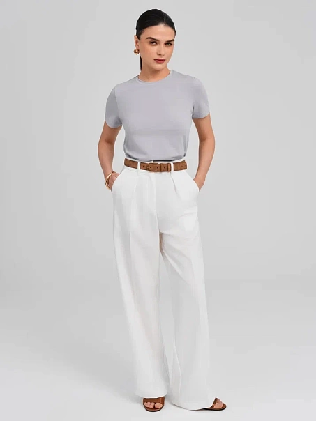 Футболка SLIM, светло-серая