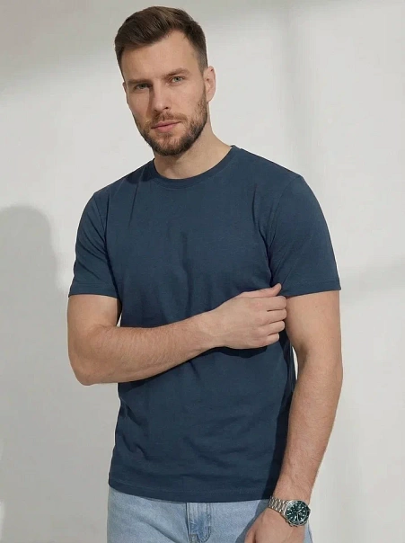 Мужская футболка, синяя