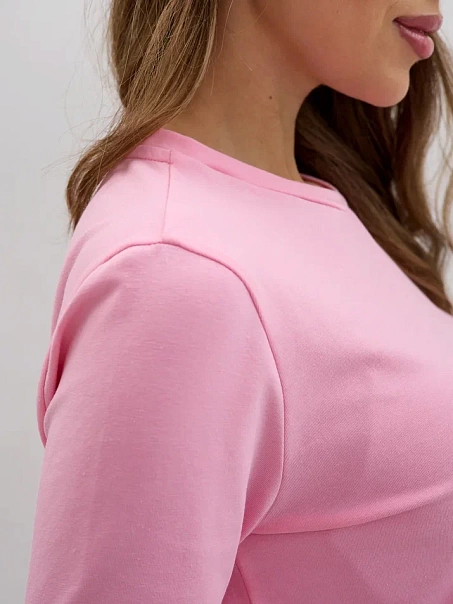 Лонгслив BASE, розовый