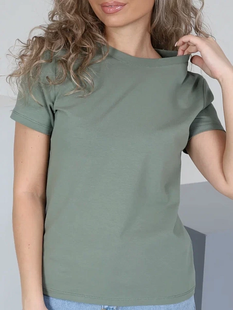 Футболка SLIM, оливковая