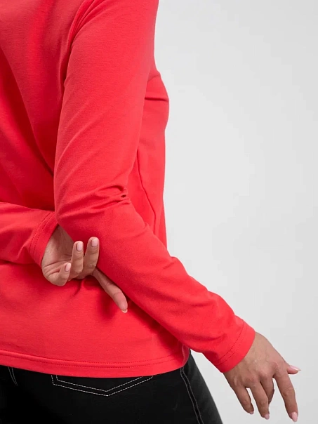 Лонгслив BASE, коралловый