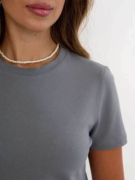 Футболка SLIM, темно-серая