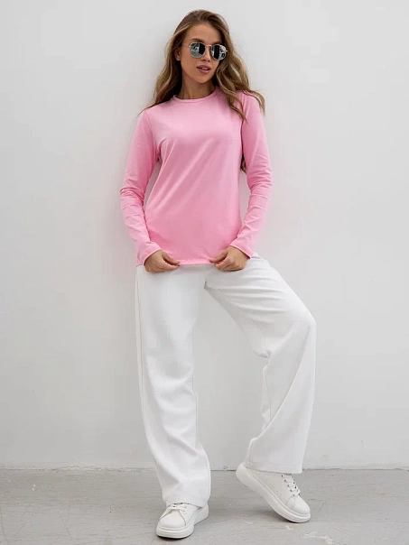 Лонгслив BASE, розовый