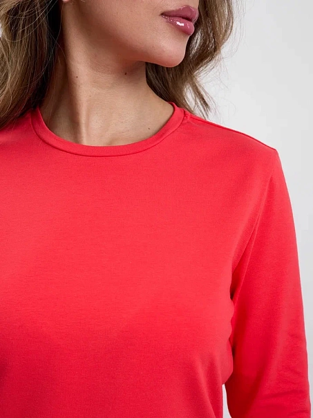 Лонгслив BASE, коралловый